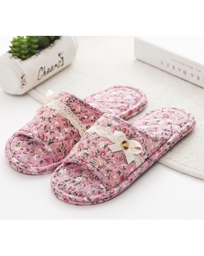 Papuci de casa dama (粉碎花）（37-39）